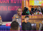Kapolres Kuantan Singingi Kunjungi Polsek Kuantan Mudik, Tekankan Kepedulian dan Pelayanan Prima kepada Masyarakat