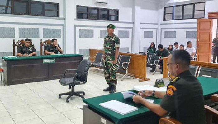 Emosi Prajurit Berujung Maut, Oditur Tuntut Hukuman Mati untuk Serma Tengku Dian Anugrah