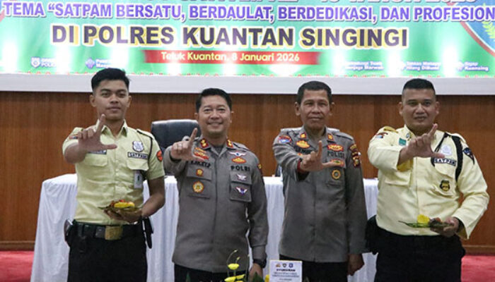 Kapolres Kuansing: Satpam Harus Bersatu, Profesional, dan Jadi Mitra Strategis Polri