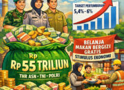 THR Aparatur Negara Rp55 Triliun, Pemerintah Genjot Belanja untuk Dongkrak Ekonomi Awal 2026