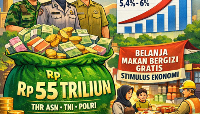 THR Aparatur Negara Rp55 Triliun, Pemerintah Genjot Belanja untuk Dongkrak Ekonomi Awal 2026