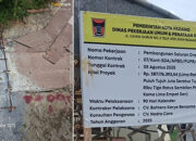 Bau Korupsi Menyengat di Proyek Drainase Paket 6 Padang Barat, Diduga Sarat Permainan