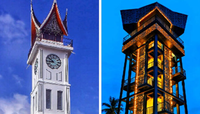 Jam Gadang vs Menara Songket: Dua Zaman, Dua Cara Membangun