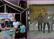 Sinergi Polisi dan Warga, Polsek Jajaran Kuansing Rutin Cek Pos Kamling Malam Hari