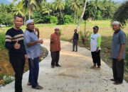Reses di Rao Pasaman, Ali Muda Tinjau Jalan Usaha Tani Kampung Simaroken