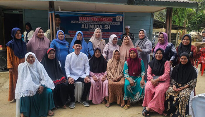 Warga Sungai Aur Pasaman Barat Antusias Ikuti Reses Anggota DPRD Sumbar Ali Muda