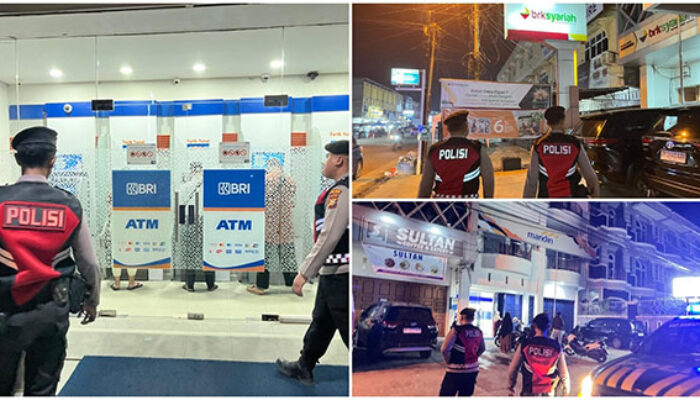 Patroli Blue Light Polres Kuansing, Wujud Nyata Polisi Jaga Malam