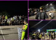 Polres Kuansing Gelar Lomba Lari 100 Meter Green Policing, Ratusan Masyarakat Antusias Ikuti Kegiatan