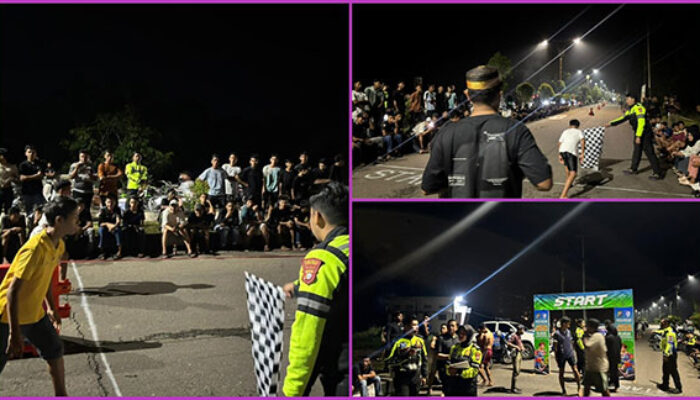 Polres Kuansing Gelar Lomba Lari 100 Meter Green Policing, Ratusan Masyarakat Antusias Ikuti Kegiatan