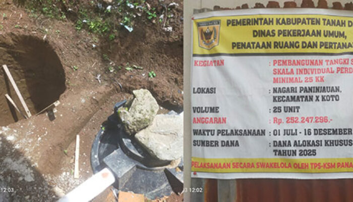Bau Busuk Proyek Septik 5,8 Miliar di Tanah Datar: Warga Dipungut Jutaan, Alasan Dinas Dipertanyakan