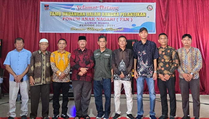 Pengurus Baru FAN Lubuk Buaya Resmi Dilantik, Siap Jadi Motor Perubahan Generasi Muda