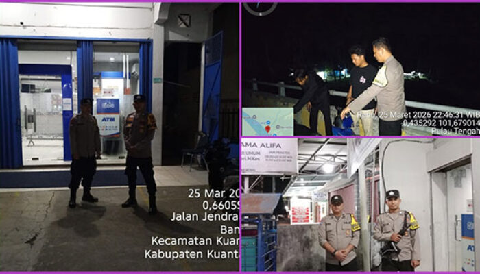 KRYD Polsek Jajaran Polres Kuansing Intensif, Kapolres Tegaskan Komitmen Jaga Kamtibmas