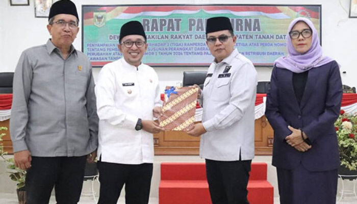 DPRD Tanah Datar Tetapkan Perubahan Propemperda 2026, Tambah Dua Ranperda Strategis