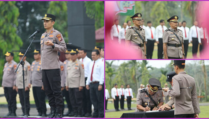 Polres Kuansing Gelar Sertijab Kabag SDM, Kapolres Tekankan Profesionalisme dan Integritas Personel