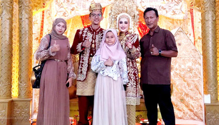 Pimpinan Redaksi ONtime.ID Hadiri Pernikahan Zulfina Rahma Dinda dan Nurman Muhammad