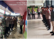 Polres Kuansing Laksanakan Apel Pengecekan Personel Ops Ketupat Lancang Kuning 2026