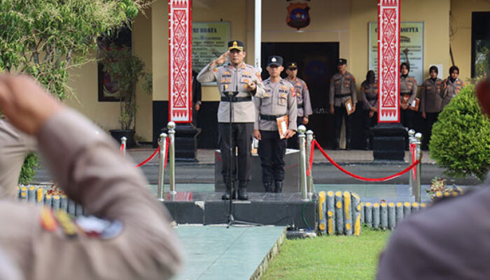 Perkuat Komitmen Pelayanan Publik, Kapolres Pasaman Barat Pimpin Sertijab Pejabat Utama