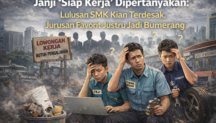 Janji ‘Siap Kerja’ Dipertanyakan, Lulusan SMK Kian Terdesak
