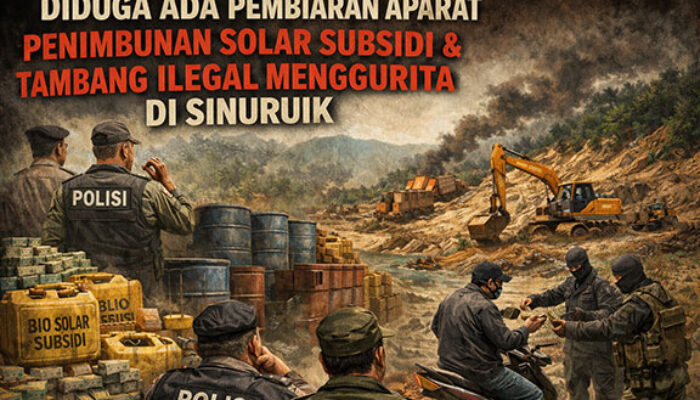 Diduga Ada Pembiaran Aparat, Penimbunan Solar Subsidi dan Tambang Ilegal Menggurita di Sinuruik