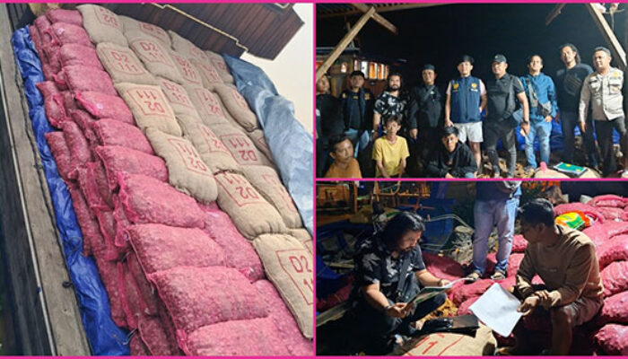 Kodam XIX/Tuanku Tambusai Gagalkan Penyelundupan 48 Ton Pangan Ilegal di Inhil