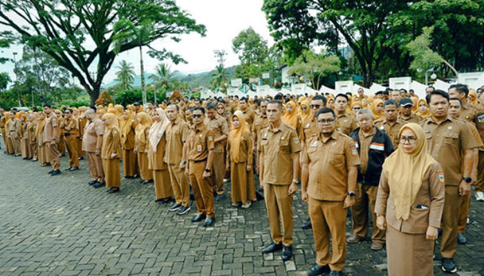 Ini Pesan Wabup Yulian Efi Pada Apel Gabungan ASN