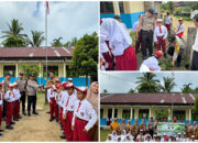 Polres Kuansing Implementasikan Program Green Policing di Sekolah, Tanam Pohon dan Sosialisasikan Bahaya Narkoba