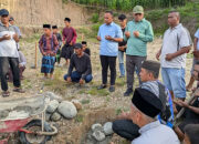 Ketua DPRD Padang Pariaman Dampingi Arisal Azis Letakkan Batu Pertama Pondok Pesantren Wadil Hidayah