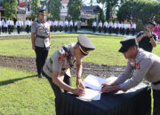Kapolres Pasaman Barat Pimpin Sertijab Kasat Reskrim dan Kapolsek Pasaman