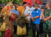 Ketua DPRD Padang Pariaman Hadiri Pembukaan TMMD ke-128 di Sungai Garinggiang