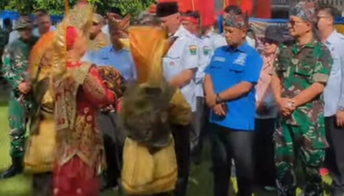 Ketua DPRD Padang Pariaman Hadiri Pembukaan TMMD ke-128 di Sungai Garinggiang