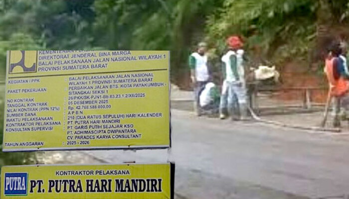 Proyek Jalan Nasional Payakumbuh–Sitangkai Diharapkan Dongkrak Mobilitas dan Ekonomi Masyarakat