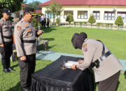 Polres Pasaman Barat Gelar Sertijab Kabag Ren, Kapolres Tekankan Penguatan Kinerja dan Pelayanan