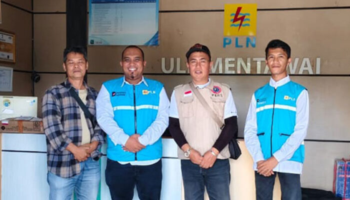 Ketua AWI Mentawai Kunjungi PLN Tuapejat, Bahas Gangguan Listrik Akibat Hama
