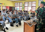Satgas Karya Bakti TNI Gelar Sosialisasi Bela Negara dan Rekrutmen TNI di Dua Sekolah di Sipora