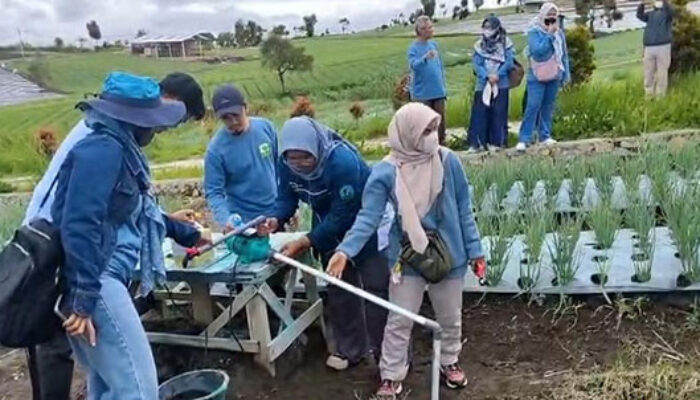 Manfaatkan Energi Matahari, Unand Hadirkan Pompa Air Tenaga Surya untuk Petani Bawang Alahan Panjang