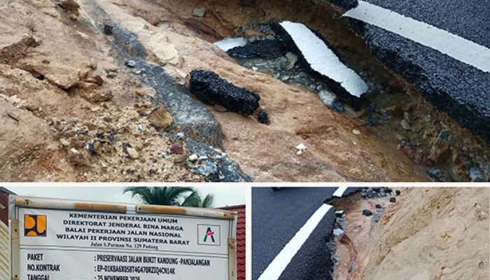 Aspal Baru 4 Bulan Sudah Mengelupas, Proyek Jalan Rp9,6 Miliar Diduga Asal Jadi