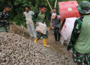 TNI dan Warga Mentawai Kerja Keras Perkuat Jembatan Penghubung Desa, Akses Terpencil Mulai Dibangun Serius