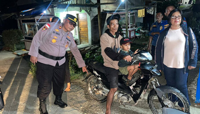 Polsek Sikakap dan Forkopimcam Sikat Knalpot Racing, Pengendara Diberi Peringatan Keras