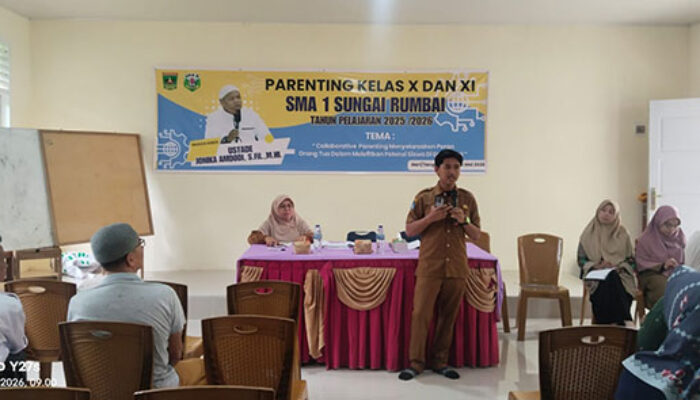 SMA Negeri 1 Sungai Rumbai Perkuat Sinergi Orang Tua–Sekolah Lewat Parenting di Era Digital