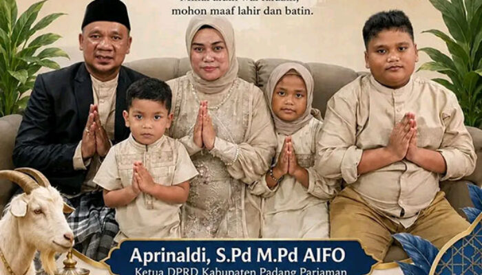 Aprinaldi Ajak Masyarakat Jadikan Idul Adha Momentum Perkuat Kepedulian dan Persatuan
