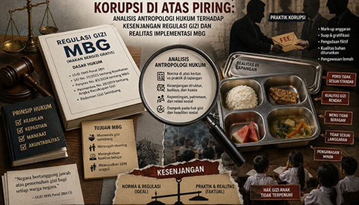 Hukum di Atas Kertas, Korupsi di Atas Piring: Analisis Antropologi Hukum terhadap Kesenjangan Regulasi Gizi dan Realitas Implementasi MBG