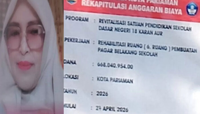 Kepala SDN 18 Karan Aur Bungkam, Dugaan Penyimpangan Revitalisasi Sekolah Kian Disorot Publik