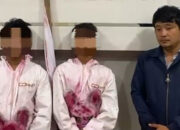 Demi Viral 2 Pemuda Berpakaian Ala Pocong, Keliling Kota Taluk Kuantan