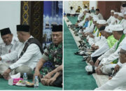 Polres Kuansing Amankan Kepulangan Jamaah Haji Kabupaten Kuansing Tahun 2026 di Masjid Agung Ar-Raudhah