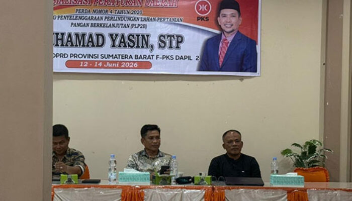 DPRD Sumbar Ingatkan Ancaman Alih Fungsi Lahan, Perda LP2B Jadi Benteng Ketahanan Pangan