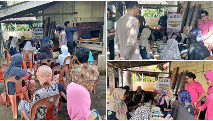 Sambut HUT Bhayangkara ke-80, Polres Kuansing Hadirkan Layanan Cek Kesehatan Gratis bagi Warga Pangean