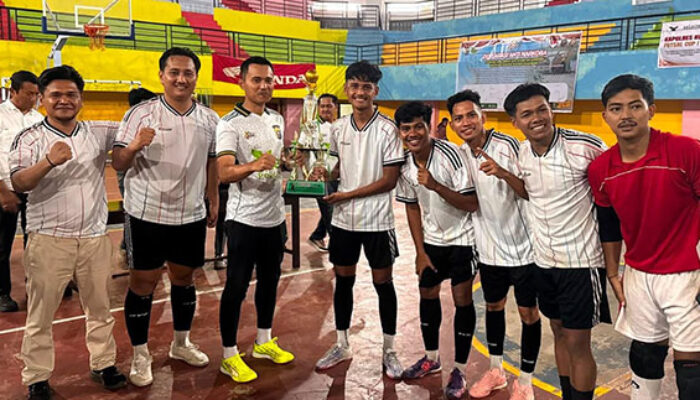 Turnamen Futsal Kapolres Kuansing Cup I Tahun 2026 Resmi Ditutup, Semarakkan HUT Bhayangkara ke-80