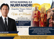 Ketua Nasional KJI Nurfandri Sampaikan Ucapan Selamat kepada Viki dan Manda