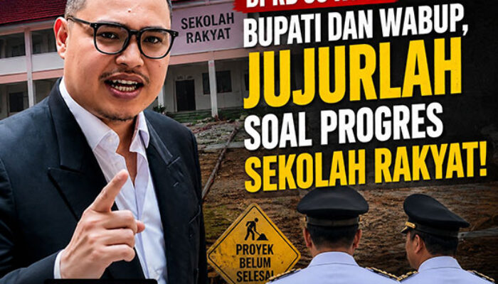 DPRD 50 Kota: Bupati dan Wabup, Jujurlah Soal Progres Sekolah Rakyat!
