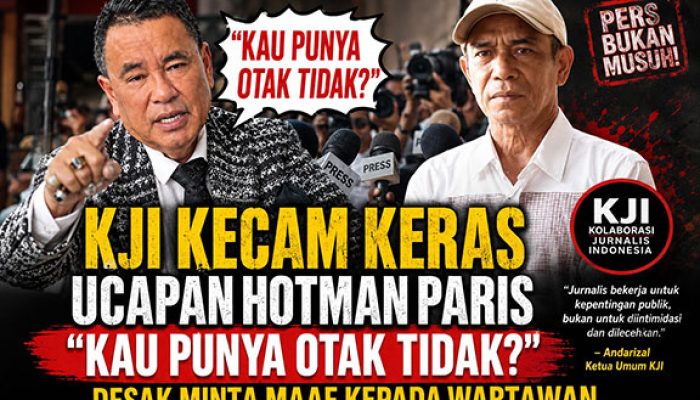 “Kau Punya Otak Tidak?” KJI Kecam Keras Ucapan Hotman Paris, Desak Minta Maaf kepada Wartawan